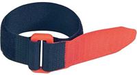 FASTECH® F101-25-195-5 Klittenband Met riem Haak- en lusdeel (l x b) 195 mm x 25 mm Zwart, Rood 5 stuk(s) - thumbnail