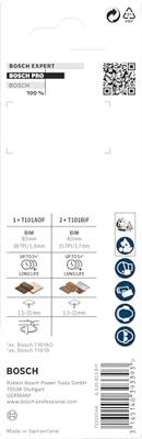 Bosch Accessories 2608636429 Decoupeerzaagbladenset, 3-delig, T 101 BIF, T 101 AOF 2 stuk(s)