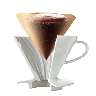 Hario V60 koffiefilters maat 02 wit - Koffiefilters - 100 stuks