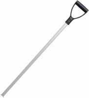 Schop steel alum. + handvat black 28x105cm - thumbnail
