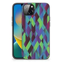 iPhone 14 Plus Backcover Abstract Green Blue - thumbnail