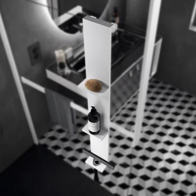 Novellini Frame hangend doucherek 12x7,2x76cm mat wit