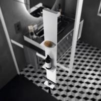 Novellini Frame hangend doucherek 12x7,2x76cm mat wit - thumbnail