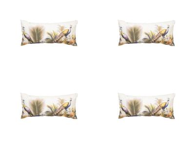 Sierkussen ca. 28x60 cm Flore purple (4 stuks) Madison - Madison