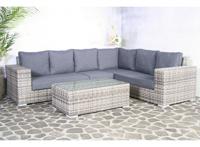 SenS-Line: Newcastle Wicker Cornerset - Grijs - thumbnail