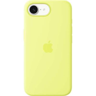 APPLE iPhone 16e - Siliconen hoesje - Neongeel