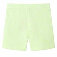 Kindershorts met trekkoord 128 neongeel - thumbnail