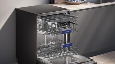 Siemens SN23EC03ME Vrijstaande vaatwasser Zwart - thumbnail