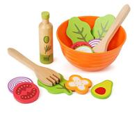 Small Foot - houten speeleten salade speelset, 15dlg, - thumbnail