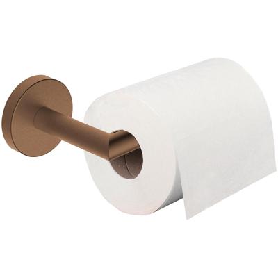 Wiesbaden Alonzo Toiletrolhouder met Vaste Arm - Brons Koper