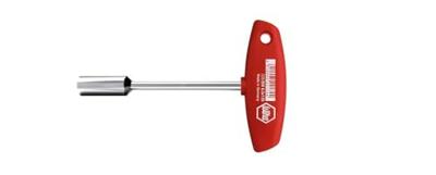 Wiha Dopsleutel met dwarsgreep Vierkant hoogglans vernikkeld | 125 mm - 1007 - 01007 Wiha Dopsleutel met dwarsgreep Vierkant hoogglans vernikkeld | 125 mm - 1007 - 01007