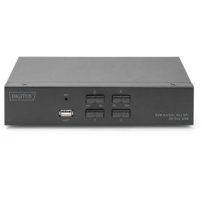 Digitus DS-12891 KVM-switch 1 + 4 poorten DisplayPort 3840 x 2160 Pixel
