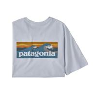 Patagonia Boardshort Logo Pocket Responsibili-Tee T-shirt Heren White S - thumbnail