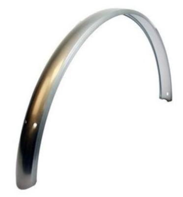 White Label achterspatbord 26/28" metallic grijs