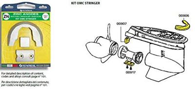 Ánodos para OMC-Evinrude-Johnson - Bombardier TEN00907 - ANODO CUBO ZINC OMC/JOHNSON/EVINRUDE