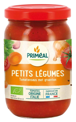 Primeal Tomatensaus met groenten bio 200 Gram Primeal Tomatensaus met groenten bio 200 Gram