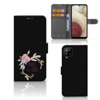 Samsung Galaxy A12 Leuk Hoesje Boho Text - thumbnail