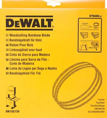 DeWALT DT8486 Lintzaagblad 2095 x 10 x 0.6mm 8TPI DeWALT DT8486 Lintzaagblad 2095 x 10 x 0.6mm 8TPI