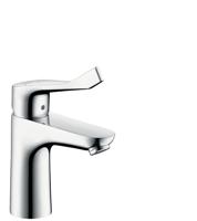 Hansgrohe Focus Care wastafelkraan met ComfortZone 100 met verlengde greep 12.1cm EcoSmart met waste chroom 31911000 - thumbnail