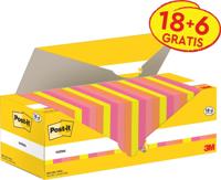 Memoblok 3m post-it 654-col 76x76mm kleur ass - thumbnail