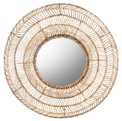 MUST Living Ronde Spiegel 'San Miguel' Abaca, 100cm