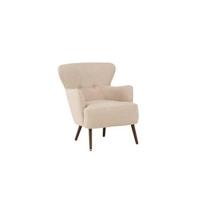 Fjôrd - Fauteuil Beige - Boucle - Lincoln - thumbnail