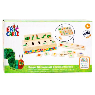 Small Foot rupsje nooitgenoeg afbeeldingen sorteerbox Small Foot rupsje nooitgenoeg afbeeldingen sorteerbox