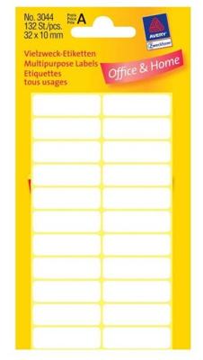 Kangaro Etiket wit 32x10mm 10 pak a 10 stuks