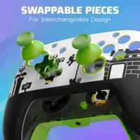 Nintendo PDP Nintendo Switch Controller Retro Mar Gamepad Nintendo Switch, Nintendo Switch OLED Zwart, Groen, Wit - thumbnail