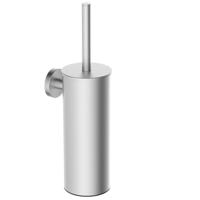 Wiesbaden Toiletborstel met Houder Alonzo Geborsteld RVS - thumbnail