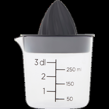 HEMA Vruchtenpers met maatbeker (zwart)