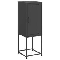 Hoge kast 36x39x107 cm staal zwart - thumbnail