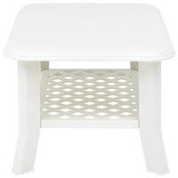 Salontafel 90x60x46 cm kunststof wit - thumbnail