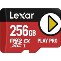 Geheugenkaart Micro SDXC Lexar LMSXPS0256G-BNNNG Zwart Rood 256 GB - thumbnail