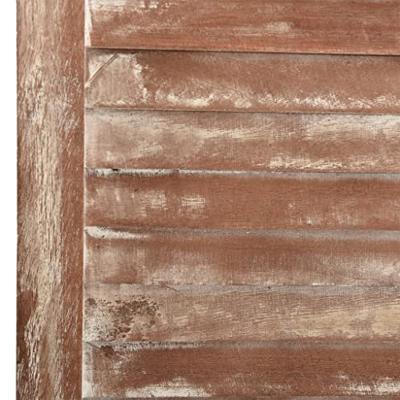 Kamerscherm 6 panelen 210x165 cm massief paulowniahout bruin