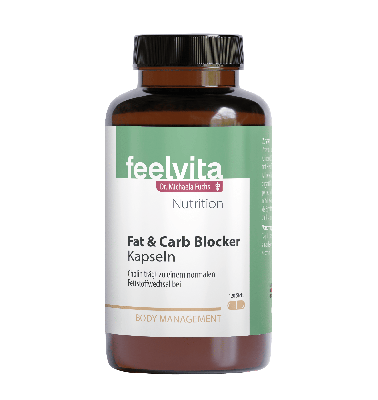 Feelvita Vet en Koolhydraten Supplement - 120 capsules