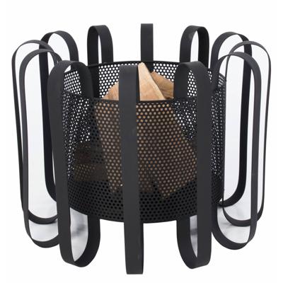 Kester vuurkorf zwart Fire Pit Staal Diameter 55cm Terrasverwarming Sfeerhaard Kester vuurkorf zwart Fire Pit Staal Diameter 55cm Terrasverwarming Sfeerhaard