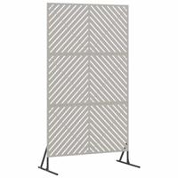 VidaXL Privacyscherm grijs 100 x 50 x 180 cm staal - thumbnail