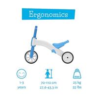 Chillafish Bunzi loopfiets - Roze - thumbnail