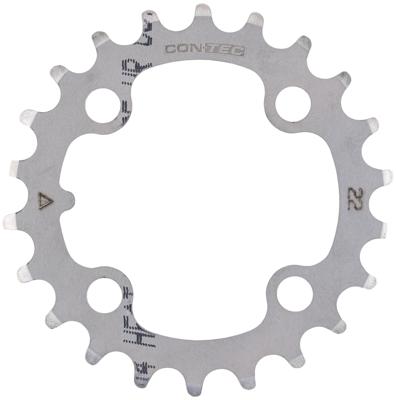 CONTEC kettingblad "c.drive" ct chain ring c.drive 22t 64mm silver