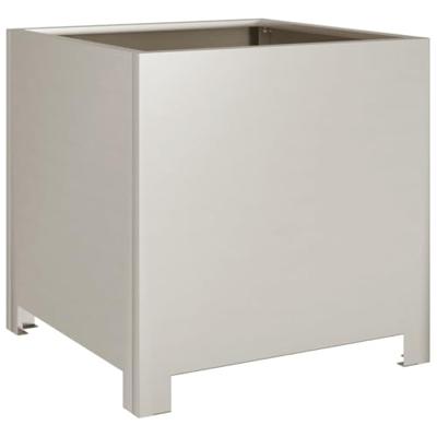 VidaXL Plantenbak 40x40x40 cm weervast staal