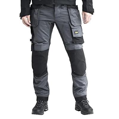 Snickers Workwear 6241 Stretch Werkbroek met holsterzakken grijs/zwart - maat 48