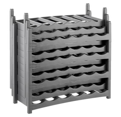 Rotho Vario Flessenrek Antraciet Rotho Vario Flessenrek Antraciet