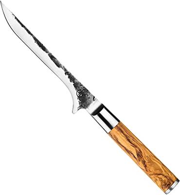 FORGED - Olive Forged - Uitbeenmes Olijfhout - thumbnail