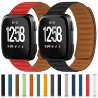 Fitbit Versa 3/4 & Sense 1/2 - Siliconen Loop bandje - Oker - thumbnail