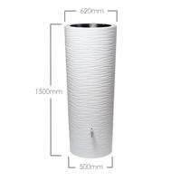 Garantia design regenton artic 350 liter met bloembak - thumbnail