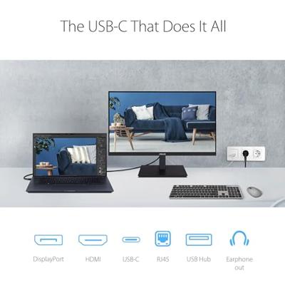 Asus Business VA27ACFSN LCD-monitor Energielabel F (A - G) 68.6 cm (27 inch) 2560 x 1440 Pixel 16:9 5 ms HDMI, Hoofdtelefoonaansluiting, DisplayPort, USB-A,