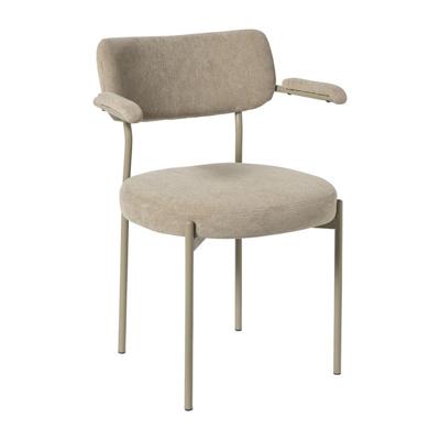 Eetkamerstoel Elvis - beige - 79x57x52 cm Eetkamerstoel Elvis - beige - 79x57x52 cm