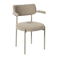 Eetkamerstoel Elvis - beige - 79x57x52 cm - thumbnail