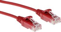 ACT DC9505 LSZH U/UTP CAT6 Datacenter Slimline Patchkabel Snagless | RJ45 Connectoren | Rood | 5 meter - thumbnail